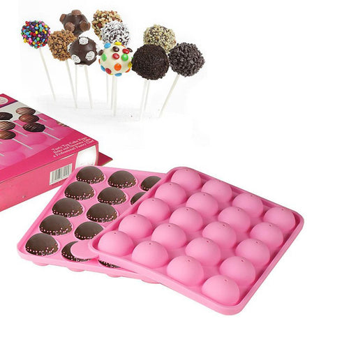 AussieSuperStore Homeware Supplies Silicone lollipop mold tray (20 holes) Silicone lollipop mold tray (20 holes) | Bakeware, Silicone Moulds CBSILOLIPOPTRY